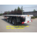 3 axles 20'/40' Flatbed Container  Semi Trailer